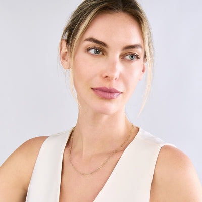 Yellow Gold 3mm Paperclip Chain