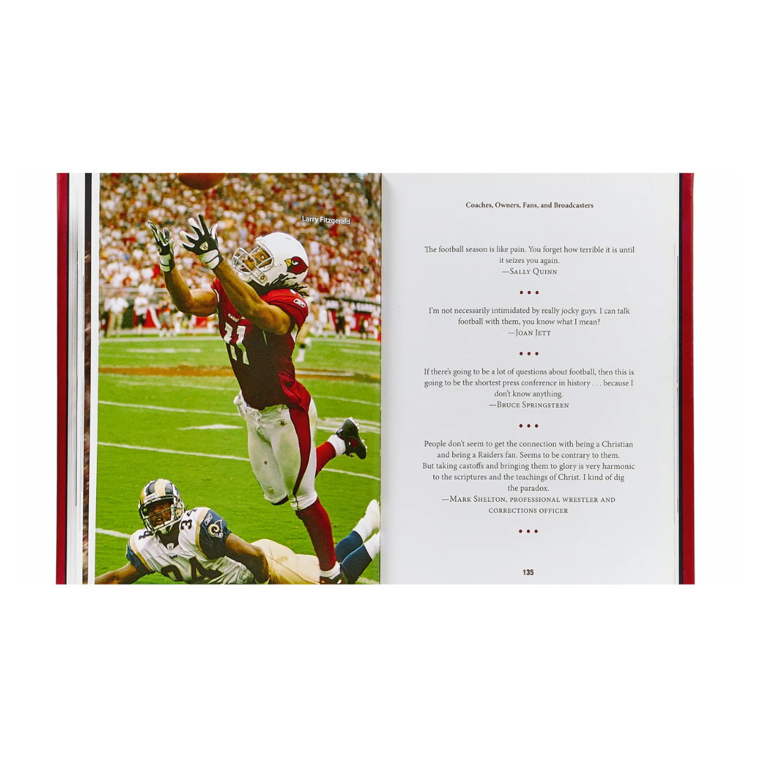 Football Wisdom Leather Bound Keepsake Book