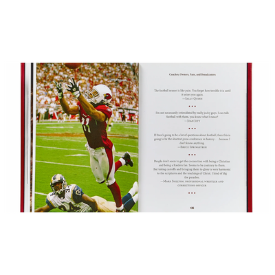 Football Wisdom Leather Bound Keepsake Book