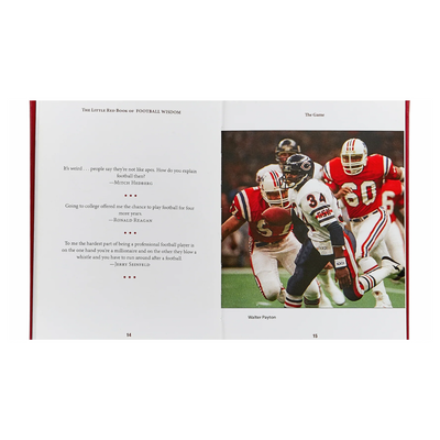 Football Wisdom Leather Bound Keepsake Book