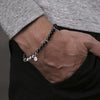 Gabriel & Co. Black Onyx Beaded Men's Bracelet