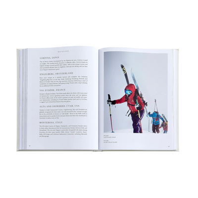 The Ultimate Ski Book Leather Bound Keepsake Book