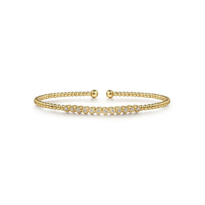 Gabriel & Co. Bujukan Bead Diamond Bangle