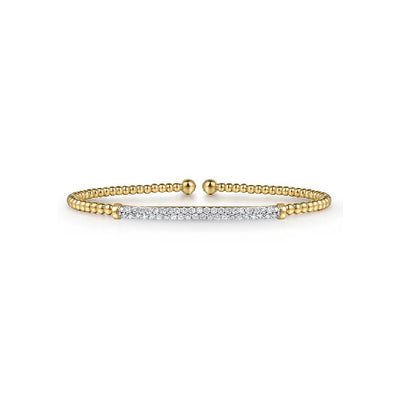 Gabriel & Co. Bujukan Diamond Bar Split Bangle