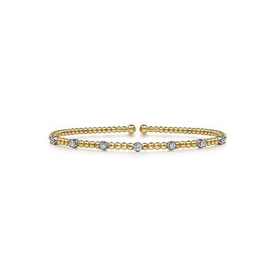 Gabriel & Co. Bujukan Diamond Stations Bangle