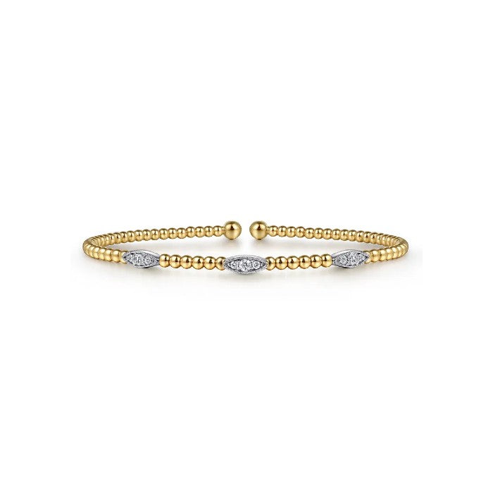 Gabriel & Co. Bujukan Diamond Marquise Stations Bangle