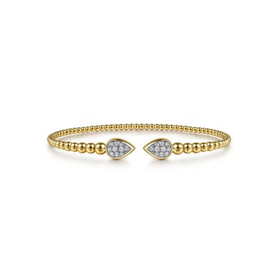 Gabriel & Co. Bujukan Pave Diamond Split Bangle Bracelet