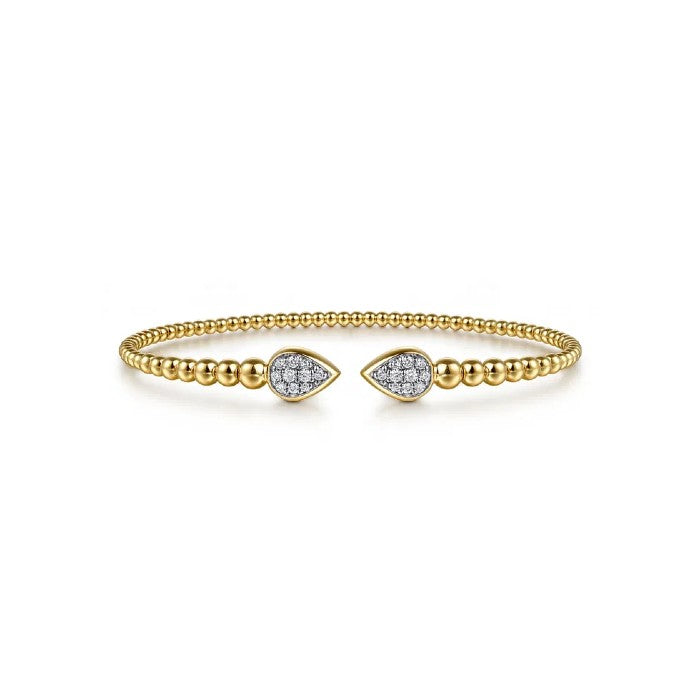 Gabriel & Co. Bujukan Pave Diamond Split Bangle Bracelet