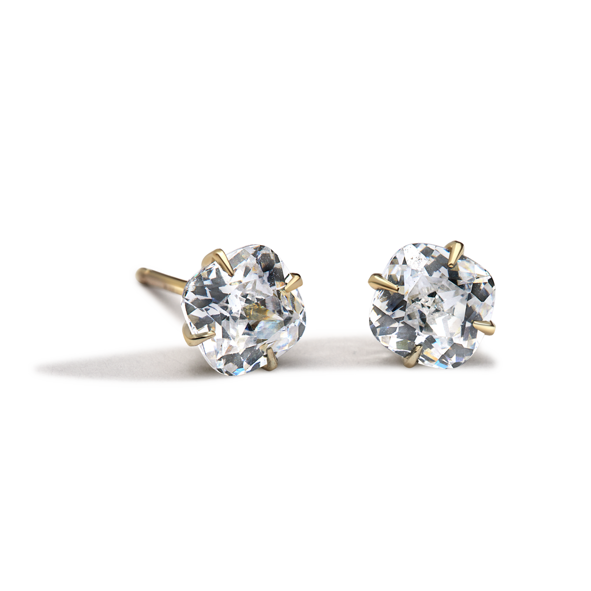 Cushion Cut Diamond Studs