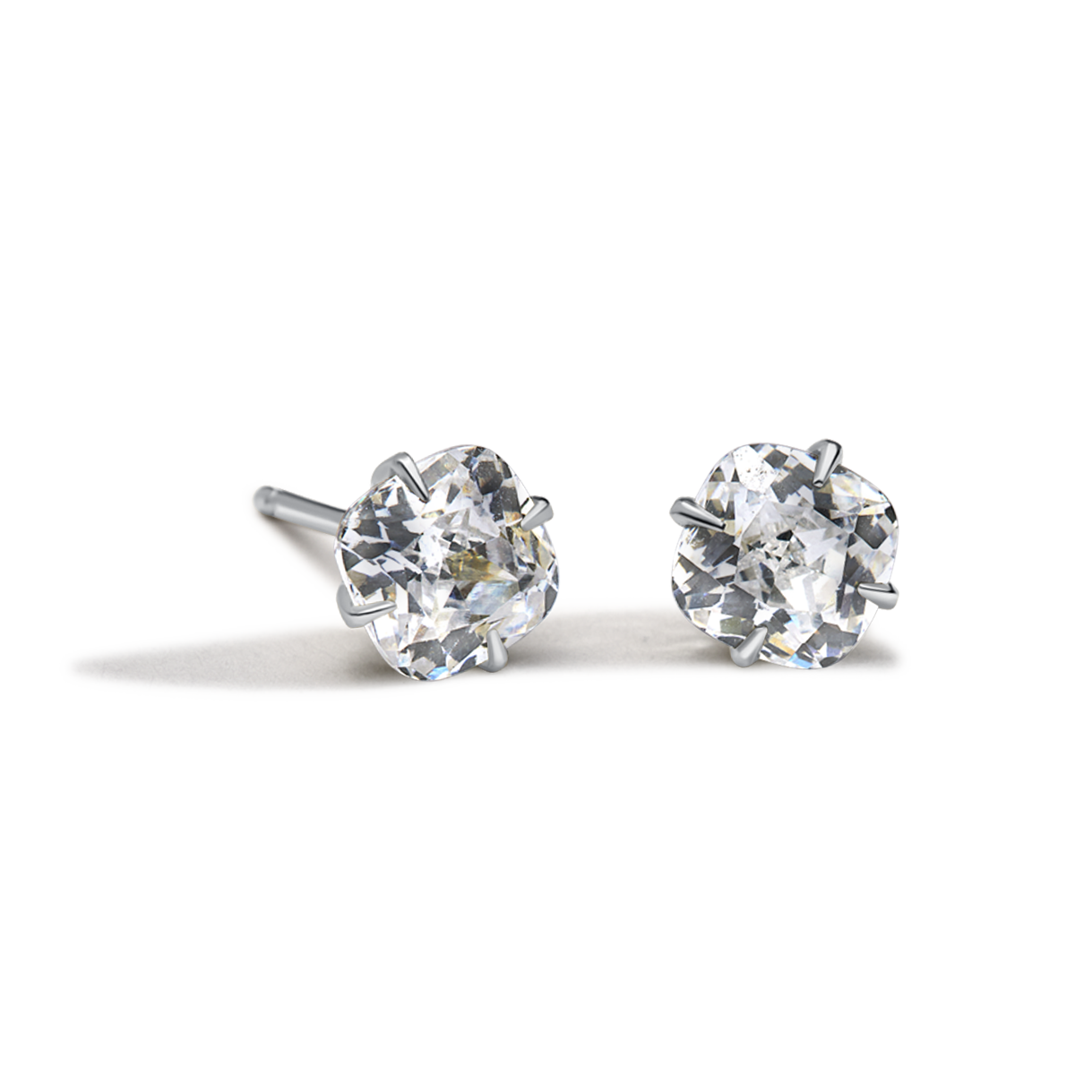 Cushion Cut Diamond Studs