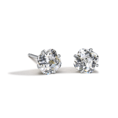 Cushion Cut Diamond Studs