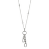Monica Rich Kosann Design Your Own Charm Chain Necklace with White Sapphires - 2 Charm Stations