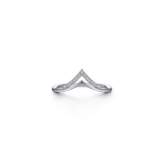 Gabriel & Co. Diamond Chevron Ring