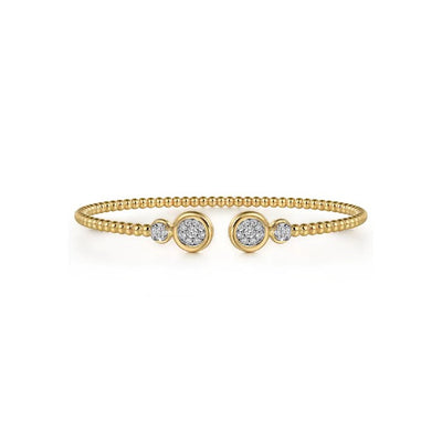 Gabriel & Co. Diamond Double Circle Bujukan Bangle