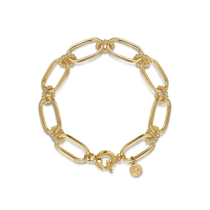 Gabriel & Co. Hollow Tube Link Bracelet