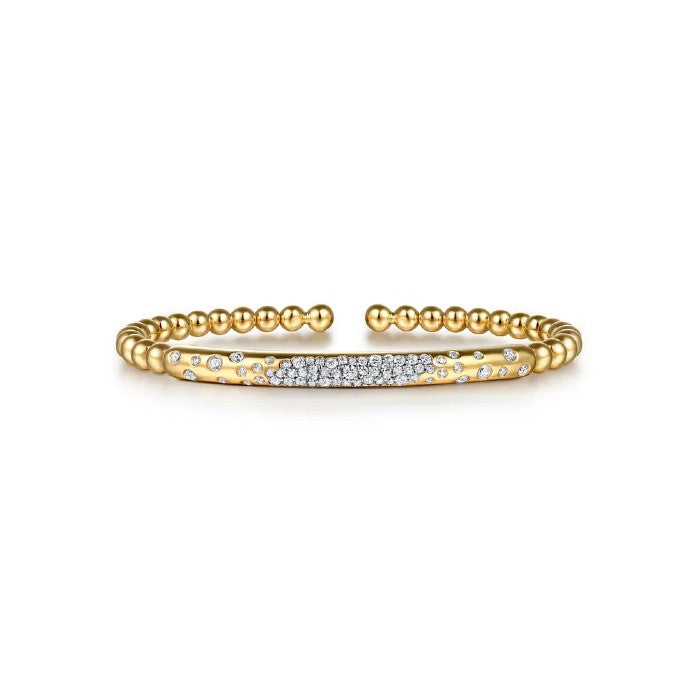 Gabriel & Co. Scattered Diamond Bujukan Bangle