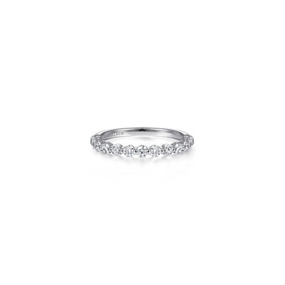 Gabriel & Co. Single Prong Diamond Ring
