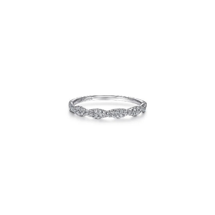Gabriel & Co. Twisted Diamond Ring