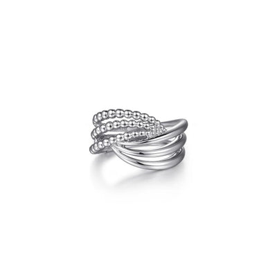 Gabriel & Co. Silver Bujukan Twisted Ring