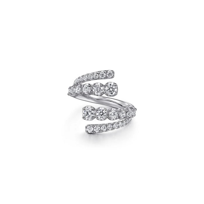 Gabriel & Co. Double Row Diamond Bypass