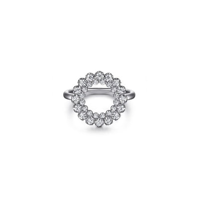 Gabriel & Co. Open Circle Diamond RIng