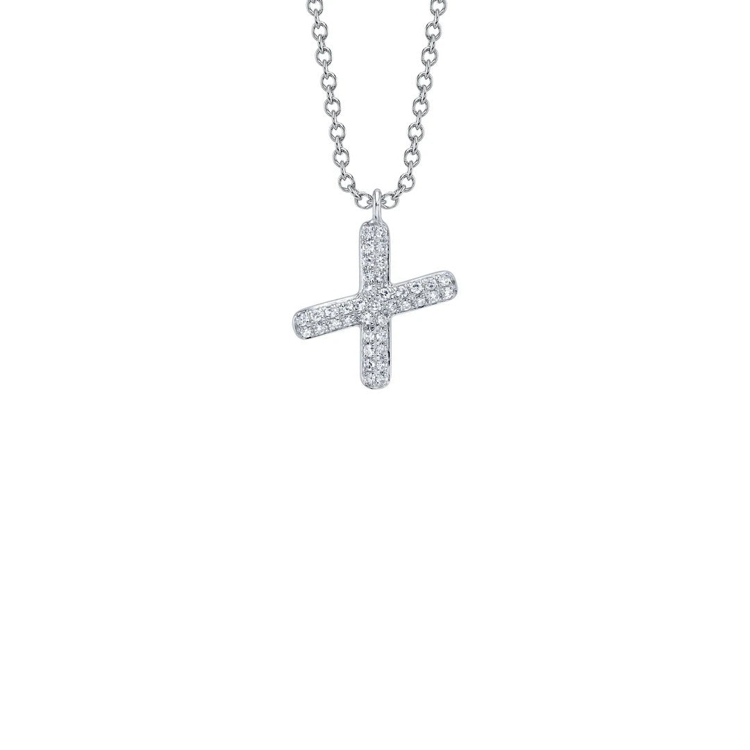 Shy Creation Diamond Initial Necklace