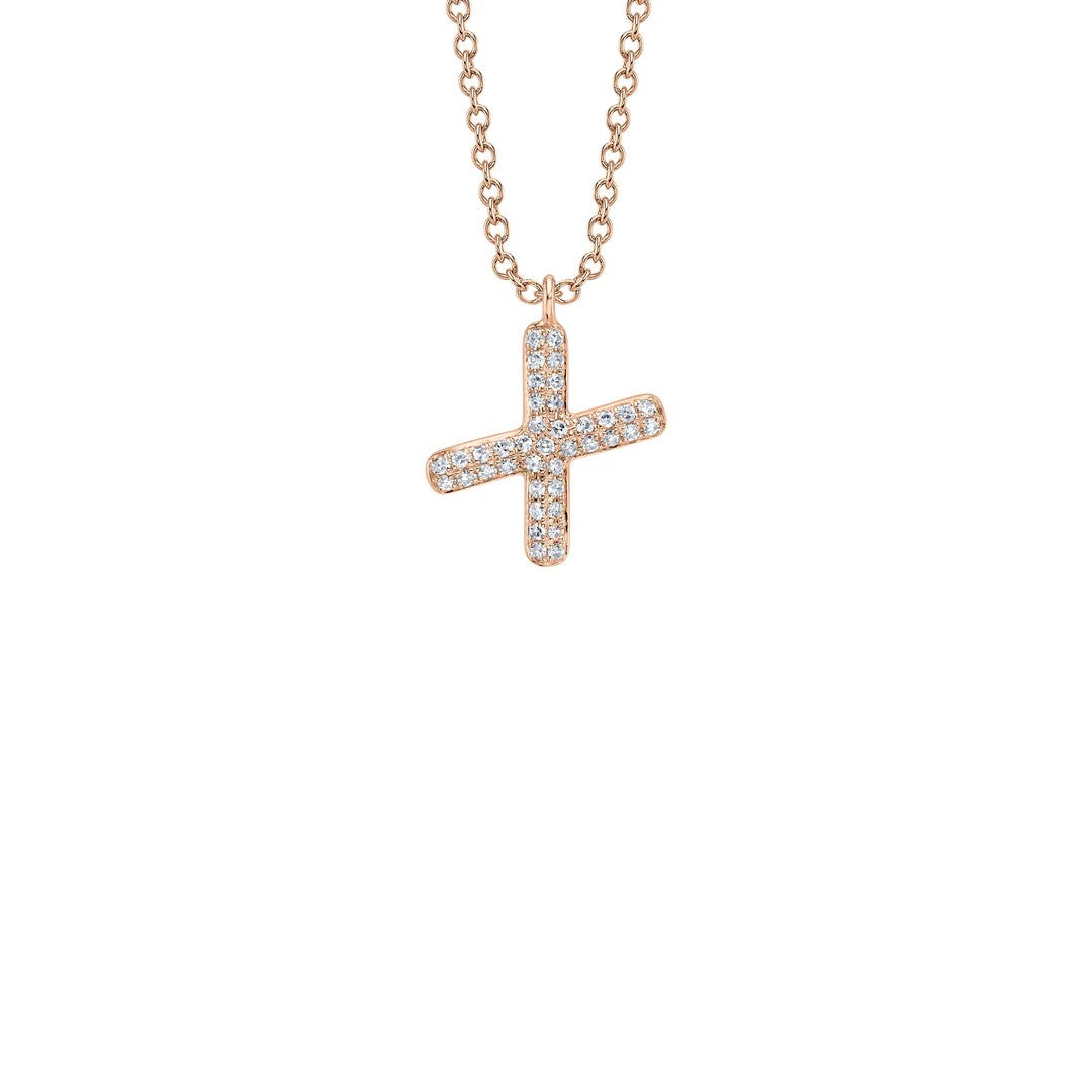 Shy Creation Diamond Initial Necklace