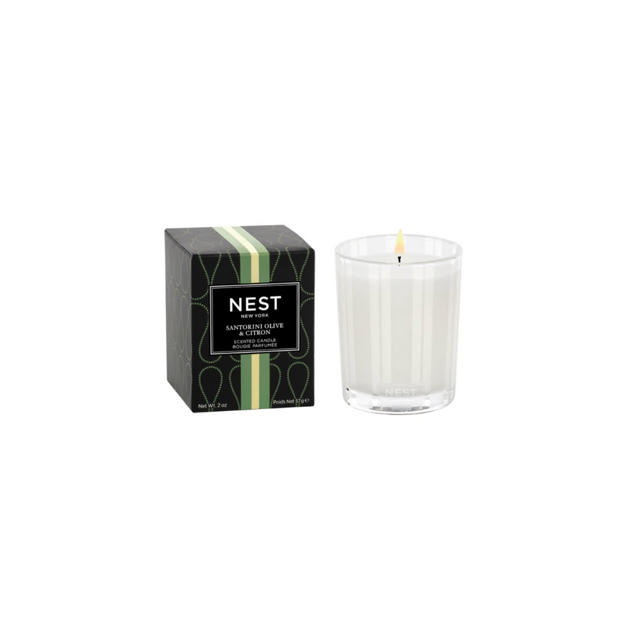 Nest Fragrances Votive Candle in Santorini Olive & Citron