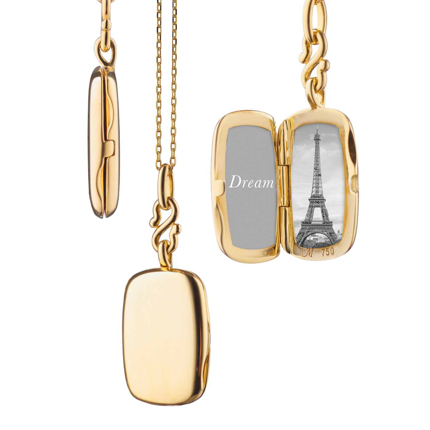 Monica Rich Kosann Slim Britt Rectangle Locket