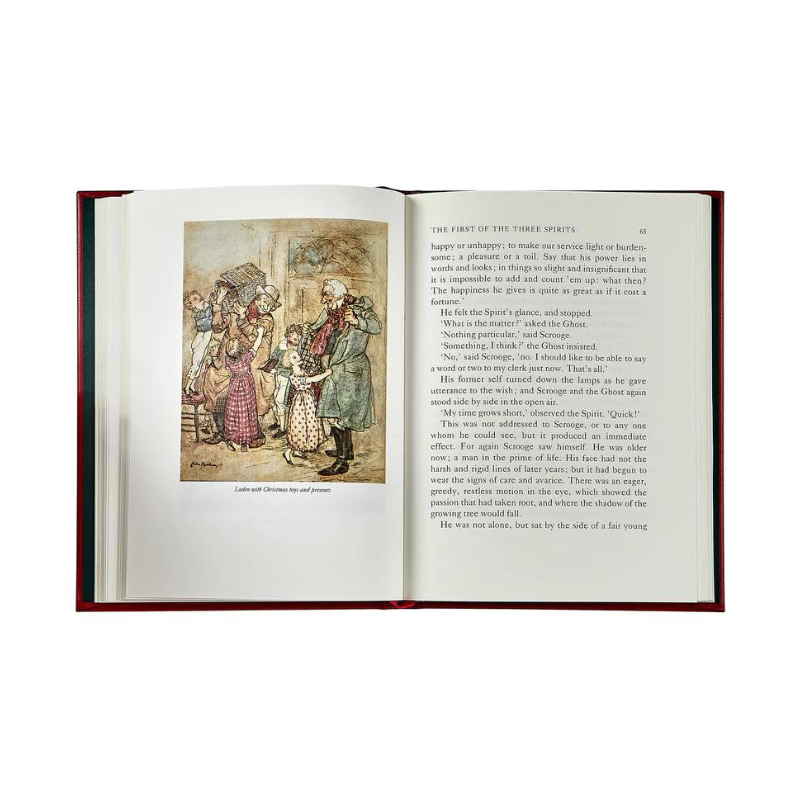 A Christmas Carol Leather Bound Keepsake Book
