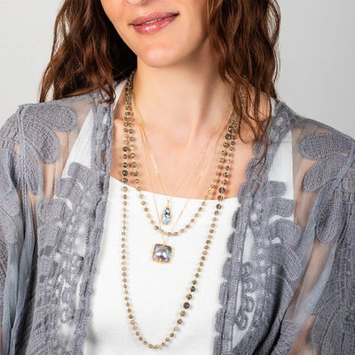 Amáli Woven Labradorite Necklace