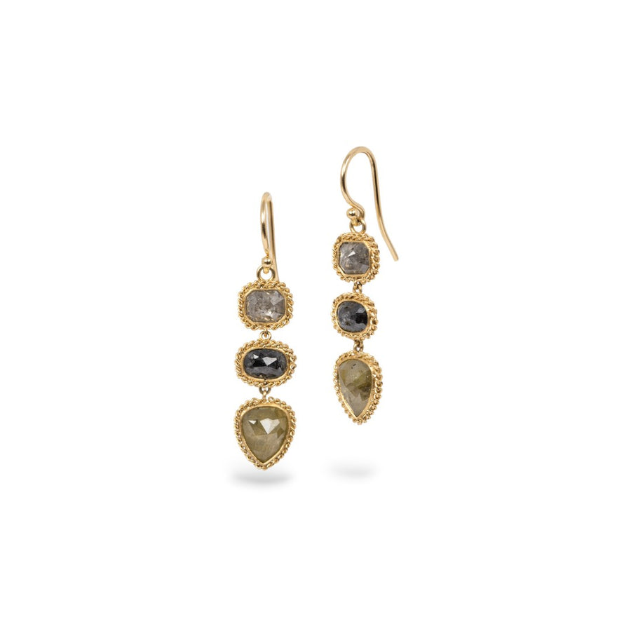 Amáli Mixed Diamond Earrings