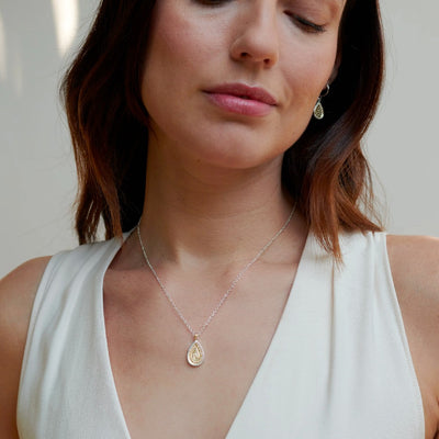 Anna Beck Classic Teardrop Reversible Necklace