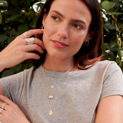 Anna Beck Classic Teardrop Reversible Necklace