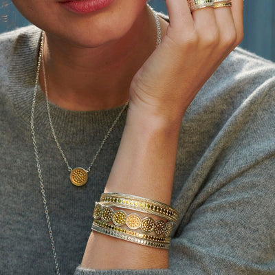 Anna Beck Classic Silver Cuff Bracelet