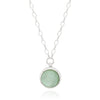 Anna Beck Medium Green Quartz Pendant Necklace