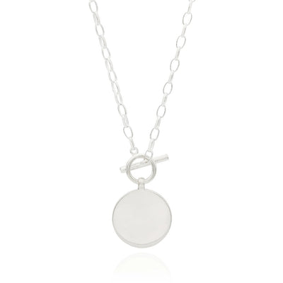 Anna Beck Classic Dotted Circle Toggle Necklace