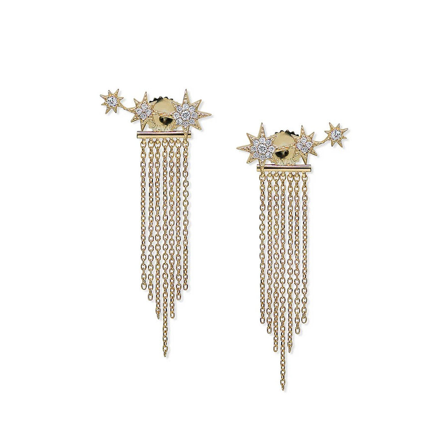 Anzie Aztec Michelle Fringe Ear Climbers