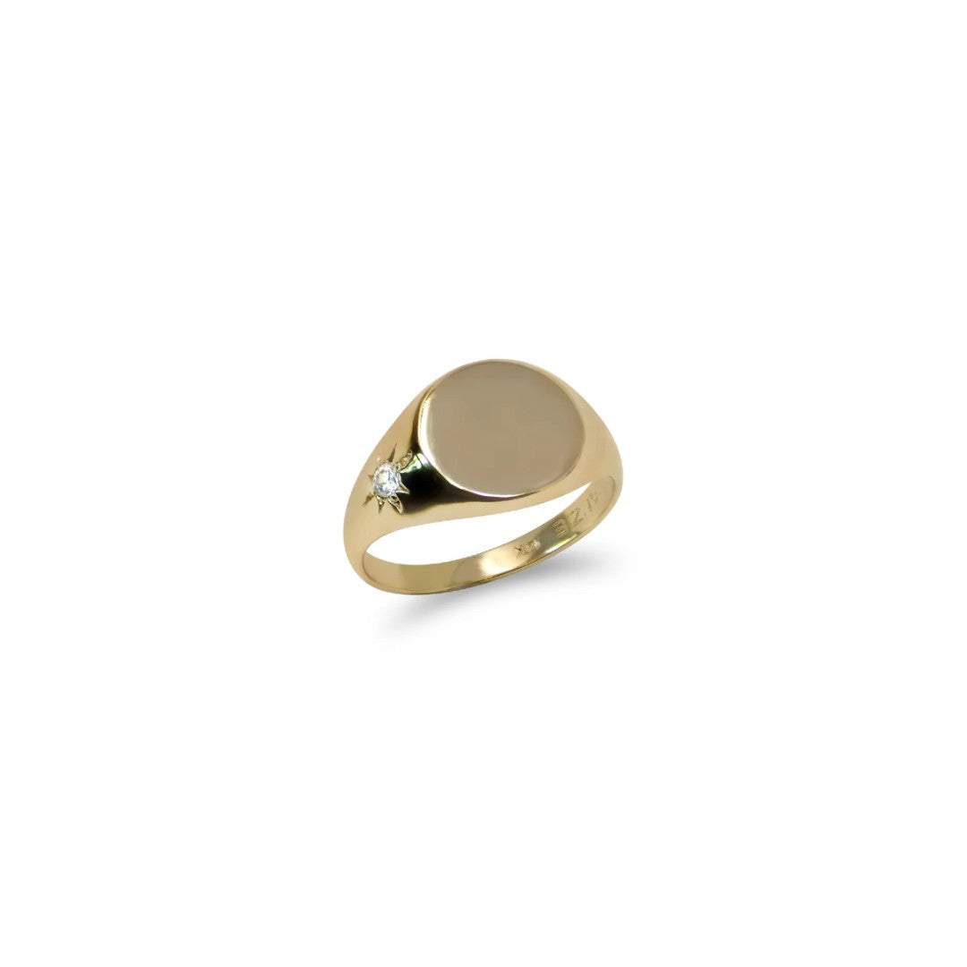 Anzie Aztec Signet Ring