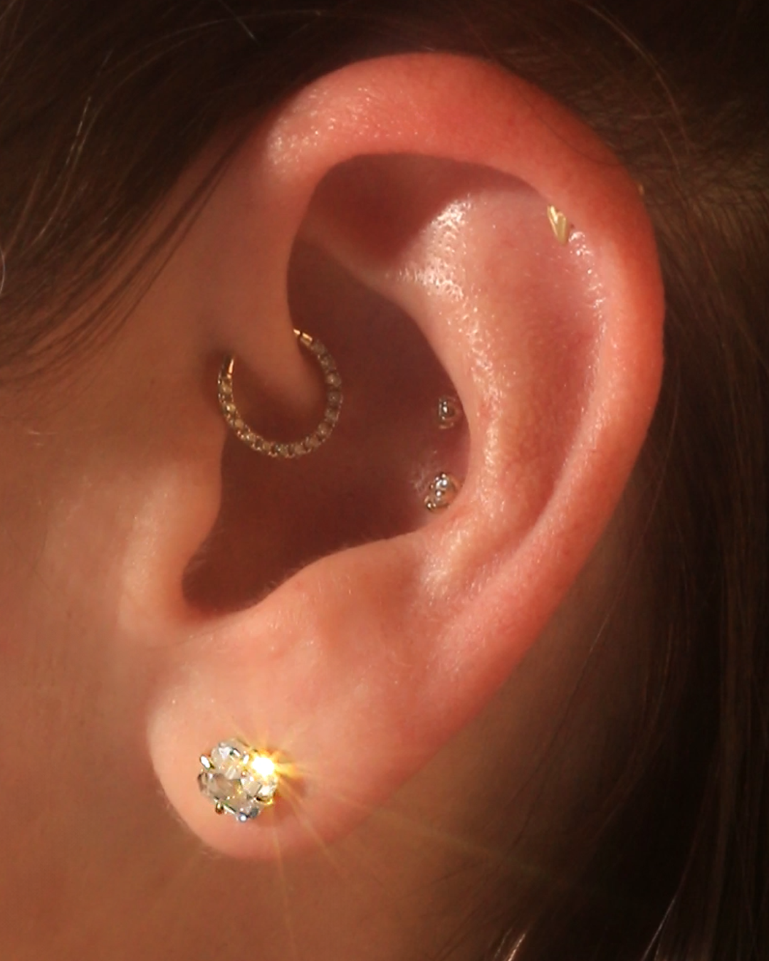 Asscher Cut Diamond Studs