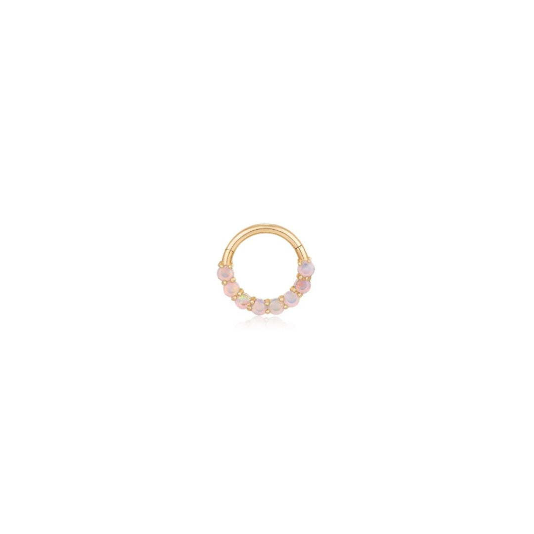 AURELIE GI Hayden Opal Single Clicker Hoop