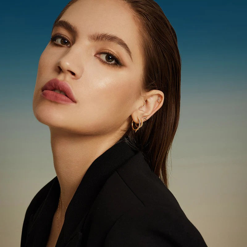 AURELIE GI Chandra White Sapphire Single Earring