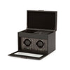 WOLF AXIS Double Watch Winder with Storage