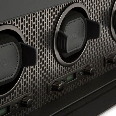 WOLF AXIS Triple Watch Winder with Storage