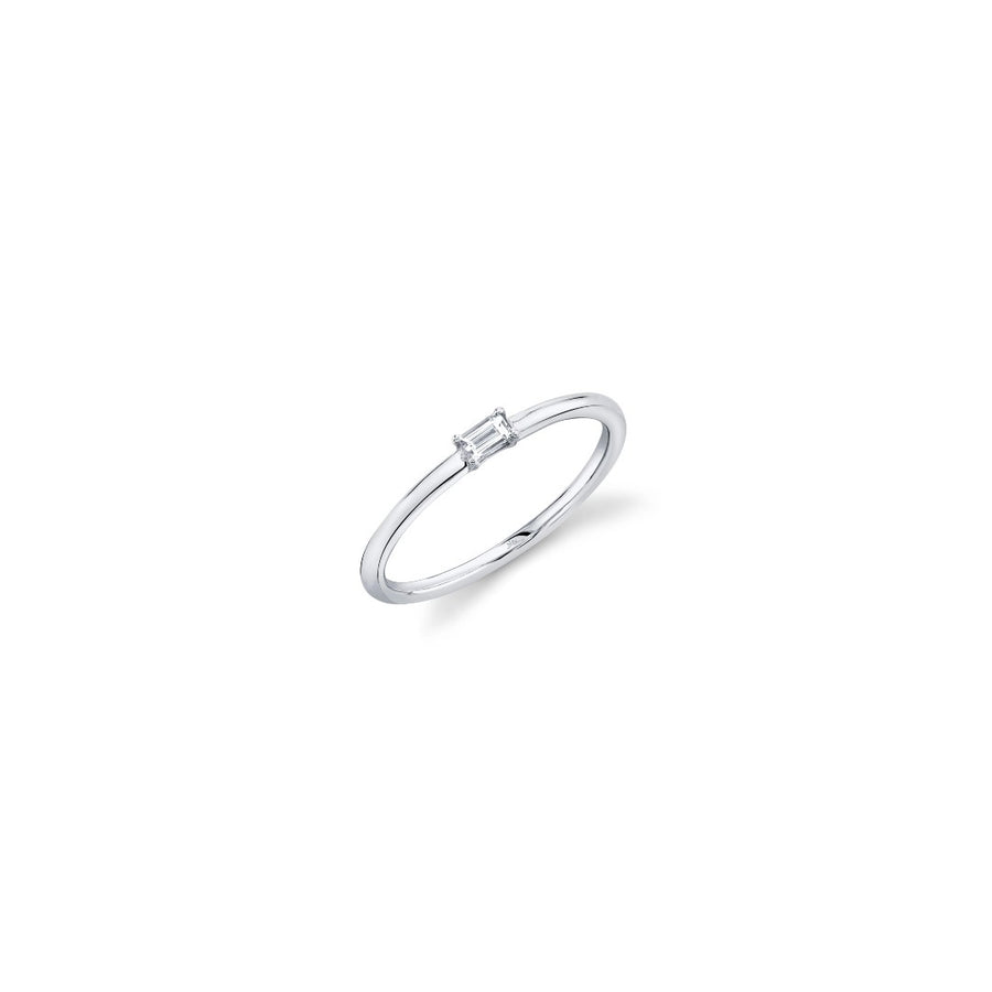 Shy Creation Baguette Diamond Ring