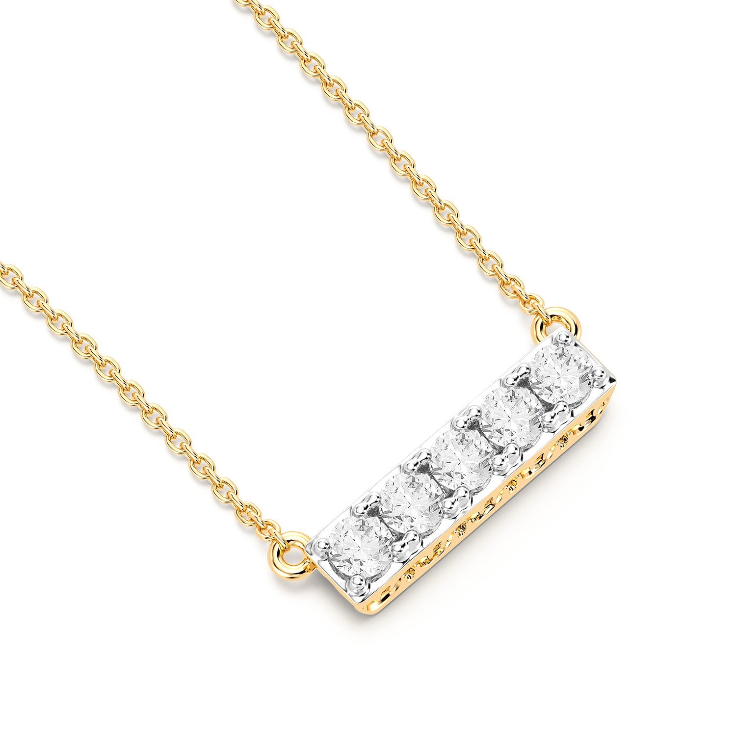 Ella Stein Lab Diamond Bar Necklace