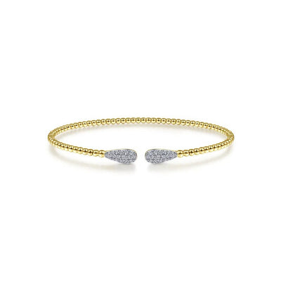 Gabriel & Co. Bujukan Diamond Teardrops Bangle