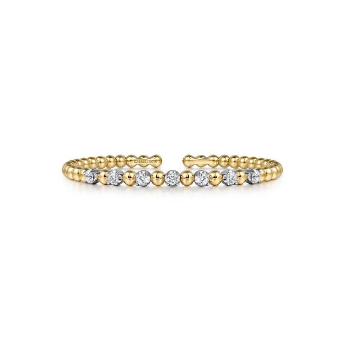 Gabriel & Co. Diamond Bujukan Beads Split Bangle