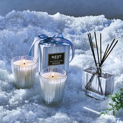 NEST Fragrances Votive Candle in Blue Cypress & Snow