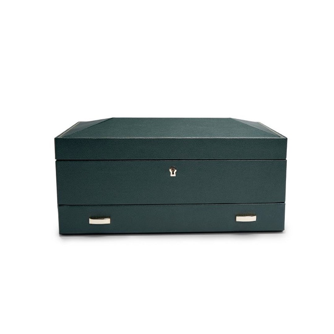 WOLF British Racing 10 Piece Watch Box with Storage